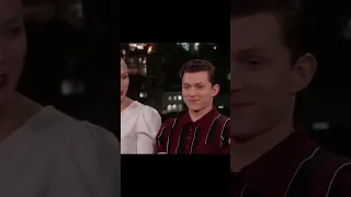 The Marvel Cast Had to FORCE Tom Holland to Stop Doing This in Interviews! #shorts #viral #marvel