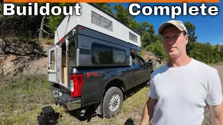 The Last 7 Finishing Touches:  Four Wheel Camper Shell Buildout #fourwheelcamper
