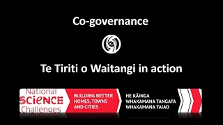 Te Tiriti o Waitangi - Co-governance