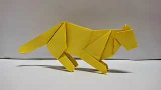 How To Make An Origami Leopard Easy Step By Step