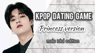 KPOP DATING GAME // princess version // Male idol edition #kpopdatinggame