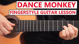Monkey Dance - Tones And I | Fingerstyle Guitar Lesson (Step by Step Tutorial) How to Play + TABS