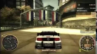 NFS Most Wanted - Mustang GT scaping From Police (gameplay)