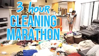 EXTREME CLEAN WITH ME MARATHON / OVER 3 HOURS OF CLEANING MOTIVATION / LONG CLEANING VIDEO / SAHM