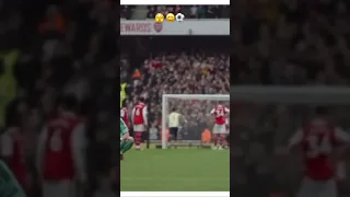 Aaron Ramsdale when Gabriel Jesus was taking the penalty🫣#shorts #youtubeshorts #ytshorts