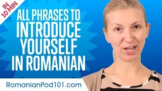 ALL Phrases to Introduce Yourself like a Native Romanian Speaker