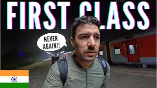 BRUTAL (16-hour) TRAIN ride in India 🇮🇳 FIRST CLASS gone wrong | INDIA VLOG