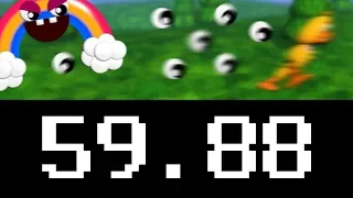 FNAF World - Beating the Chica's Magic Rainbow Minigame in 59 seconds