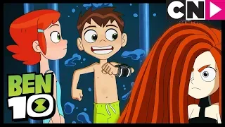 Ben 10 | Ben and Gwen Take Down Frightwig at the Water Park | Cartoon Network