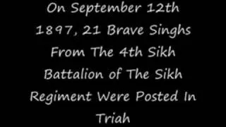 The Forgotten Battle - Battle of Saragarhi