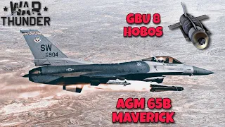 | F 16 Hunting Tanks And SAM's | SEAD And CAS | War Thunder Gameplay