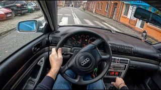 1998 Audi A4 B5 [1.9 TDI 110HP] |0-100| POV Test Drive #977 Joe Black