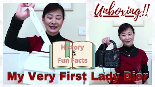 Unboxing Small Lady Dior / My ABCDior Bag with Diamond Motif / Fun Facts / What Fits / Mod Shots