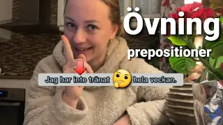 En övning - tidsprepositioner 🤓