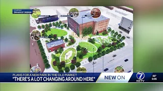 New plans for Old Market park advance at Omaha city hall