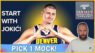 Starting Strong With Jokic: Fantasy Basketball Mock Draft From Pick 1