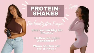 PROTEINSHAKES - sind sie wichtig für Frauen? Kann man mit Shakes abnehmen und Muskeln aufbauen?