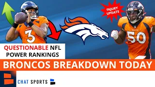 LATEST Broncos Injury News Ft. Jonas Griffith Update + NFL Power Rankings Round Up: Broncos Ranked…