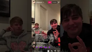 Colby Brock explained about the cancer experience and Sam Golbach is there.. Sam and Colby 👀👀👀