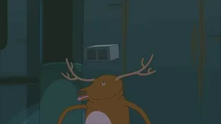 adventure time deer gets brain damage but every time is a different sound