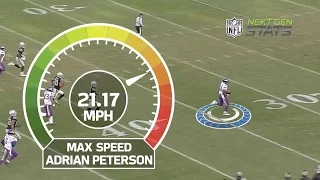 Adrian Peterson's 200-Yard Record-Tying Performance | Next Gen Stats | NFL