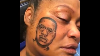Grieving Chicago Mother Got A Facial Tattoo Of Her Son After He Was Killed!