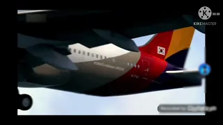 Asiana Airlines 214 - Анимация авиакотострофы