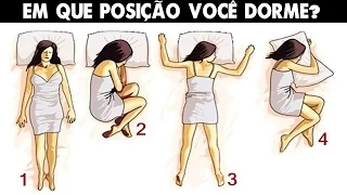 10 POSIÇÕES DE DORMIR QUE REVELAM QUEM VOCÊ É