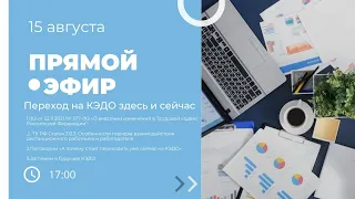 Что такое КЭДО и как с этим работать? (Прямой эфир 14.09.2022)