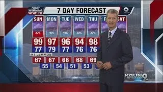 Cuyler Diggs KGUN 9 Weather Forecast Saturday, July 5, 2014