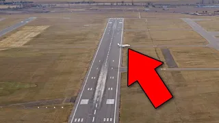 Pilot Actually Lands WITHOUT Permission!