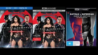 Batman v Superman Dawn of Justice Blu-ray vs 4K Blu-ray Comparison (SDR version)