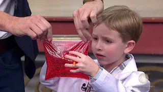 7-year-old Science Whiz Nate Butkus Performs an Experiment