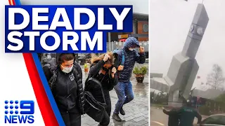 At least four dead after wild storm rips through Istanbul | 9 News Australia