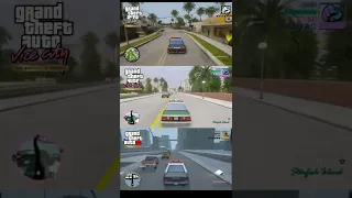 GTA Trilogy police car evolution 🚔 by supra_gamer (TikTok) #shorts