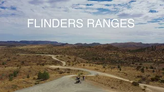 Flinders Ranges South Australia on a royal enfield himalayan