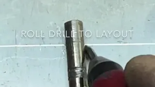 Cut a slot with a drill