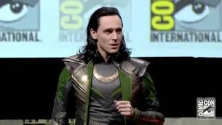 Cine: Tom Hiddleston y su aparición sorpresa como LOKI en la Comic Con 2013