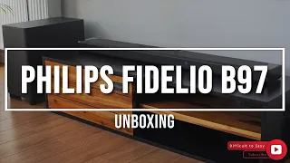 UNBOXING PHILIPS FIDELIO B97 WITH OLED804 (TEST 2021 PL)