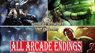 MORTAL KOMBAT vs. DC UNIVERSE - ALL ARCADE ENDINGS ✔️🎮4K ᵁᴴᴰ 60ᶠᵖˢ XBOX SERIES X