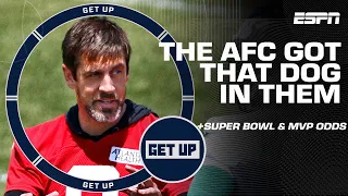 ‘There’s a lot of DOGS in the AFC’ - Damien Woody on the path to SB LVIII 👀 + NFL MVP odds 🤩| Get Up