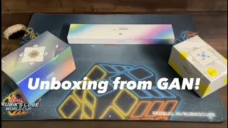 Gan 12ui, Gan 356i Carry and Gan Halo Timer! Unboxing from GANCube