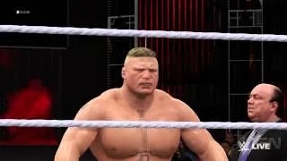 WWE 2K16 - Brock Lesnar's Full Ring Entrance