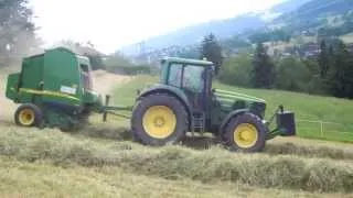 Pressage 2014 / John Deere 6920 & John Derre 582 