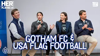 Gotham FC & USA Flag Football | Her Playbook | New York Giants