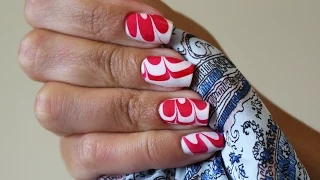 "Водный" маникюр в домашних условиях. Как сделать "Водный" маникюр? ✿ WATER manicure ✿