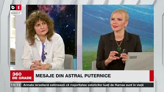 360 DE GRADE CU ALINA BĂDIC.  HOROSCOPUL SĂPTĂMÂNII 22 - 28 OCT  2023.  Invitat: Ingrid Baciu  P1/3