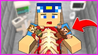 ZENGİN VE FAKİR, KEREM KOMİSERİN MİDESİNE GİRDİ! 😱 - Minecraft