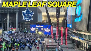 Maple Leaf Gardens to Scotiabank Arena | Toronto Playoff Walk (April 2024)