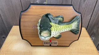 Animated 9" Big Mouth Billy Bass (the Singing Sensation) Fish - Gemmy 1999